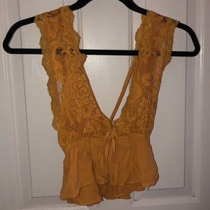 Forever 21 cris cross back top